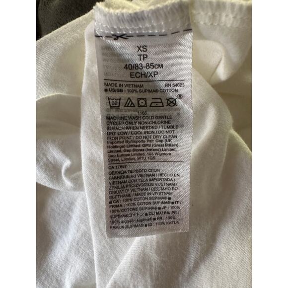 NWOT Banana Republic  C’Est La Vie White Top Sz XS - Picture 7 of 8